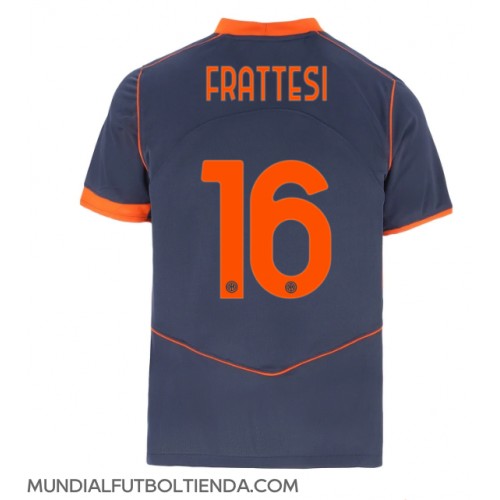 Camiseta Inter Milan Davide Frattesi #16 Tercera Equipación Replica 2025-26 mangas cortas
